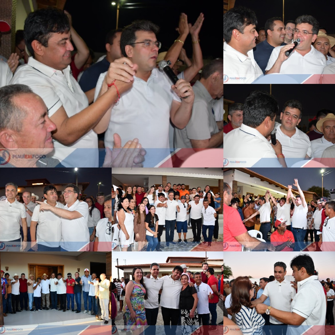 Prefeito Márcio Alencar recebe governador Rafael Fonteles em Alegrete do Piauí