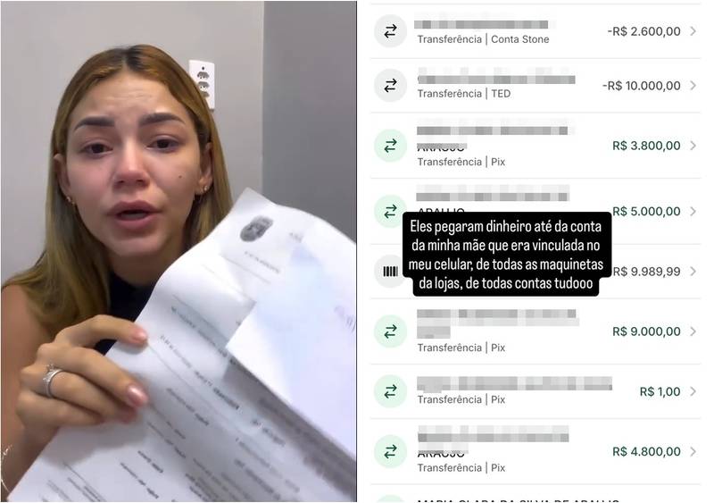 Empresária é roubada e perde mais de R$ 150 mil em transferências bancárias
